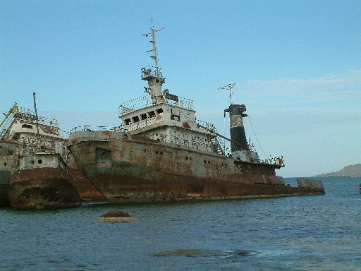 Derelict sealing vessel